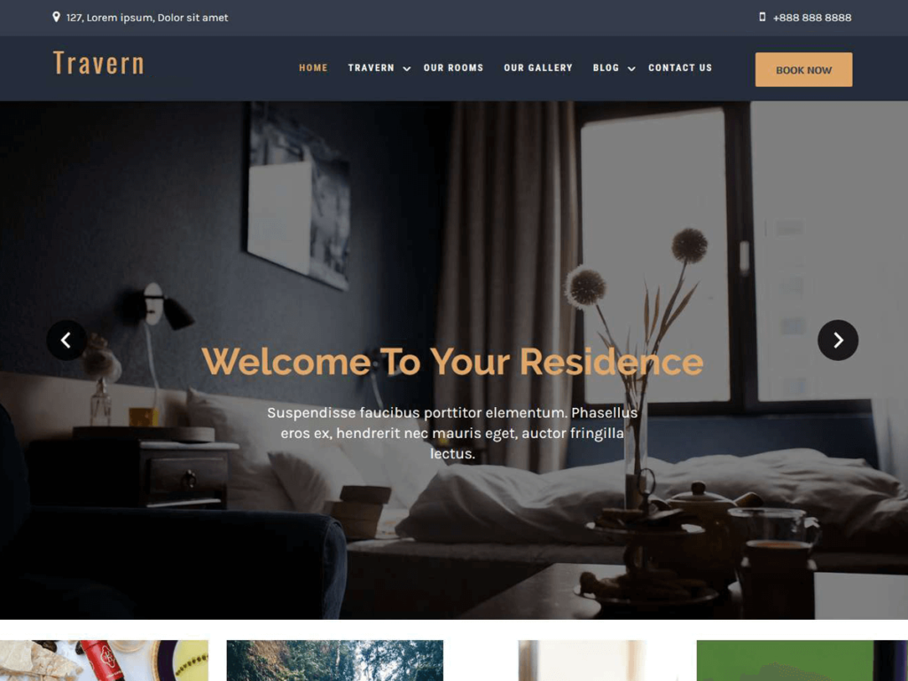Thème WordPress "Travern" - Studio B&B